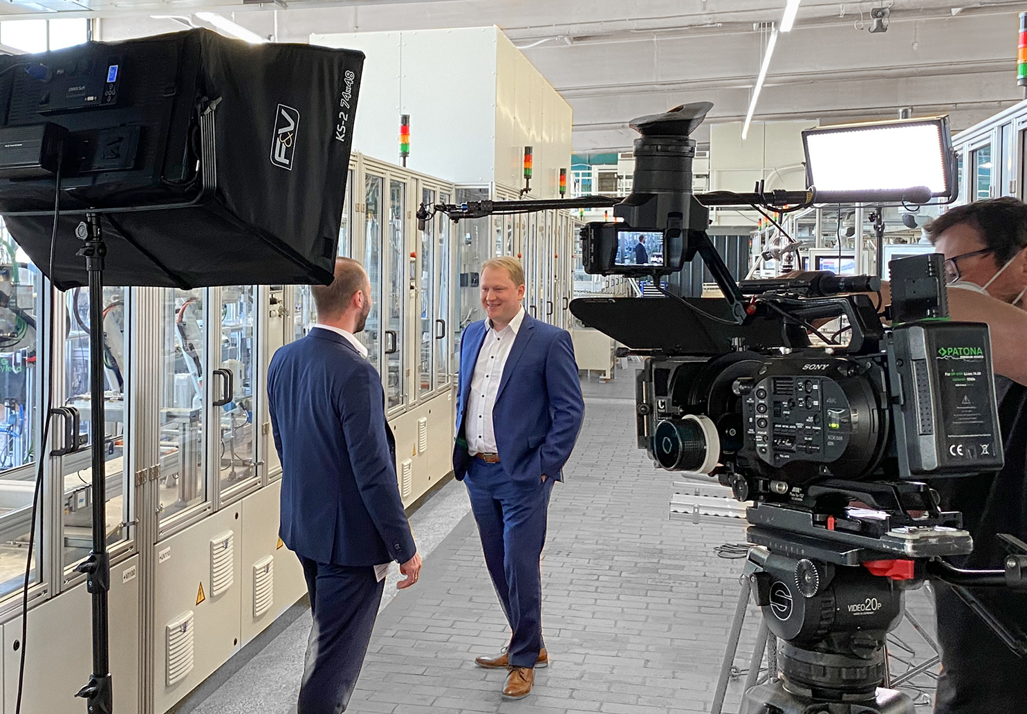 Behind the scenes shooting for the ABB Value Provider Conference on