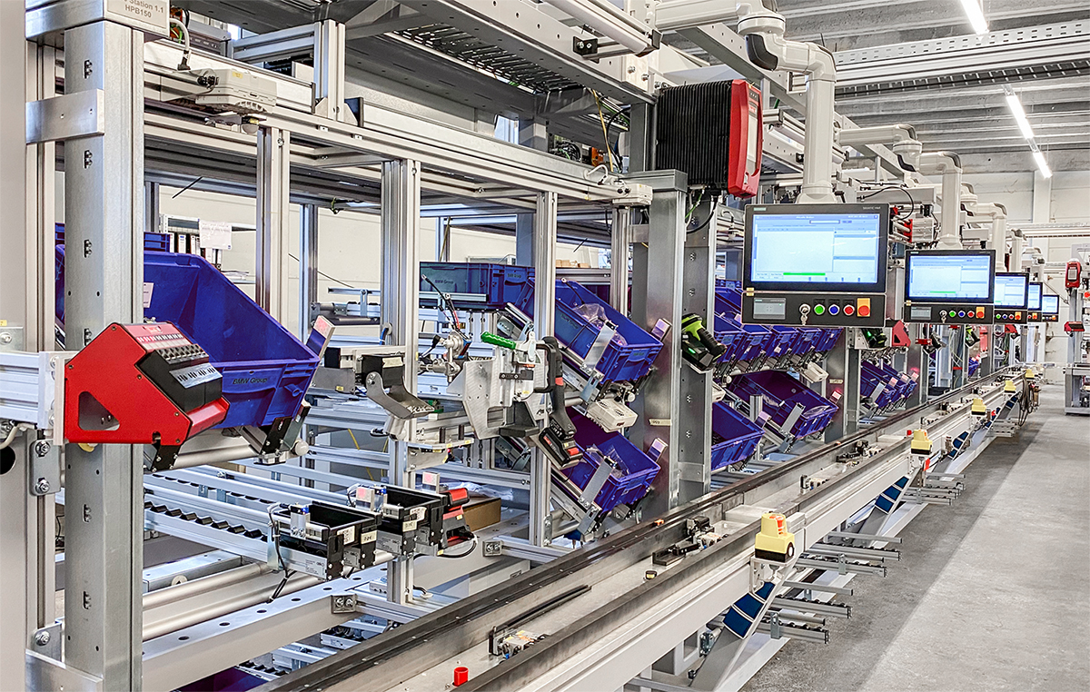 The setup cart principle in UShape design flexible and cost