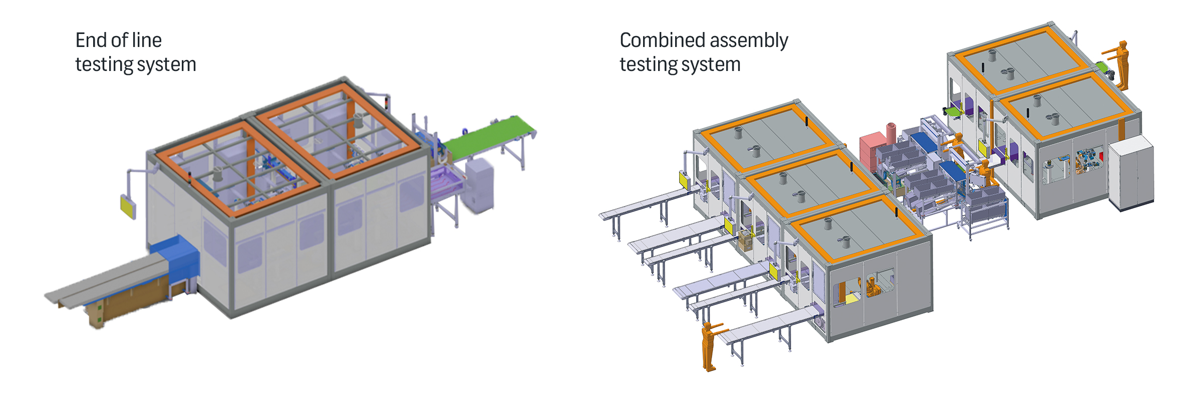 Assembly Testing Lines module connectors